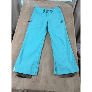 Bonfire Particle Snowboarding Pants Womens L Turquoise Blue Ski Classic Fit